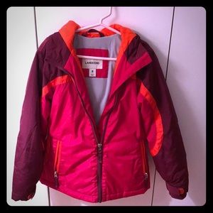 Land send girls snow coat